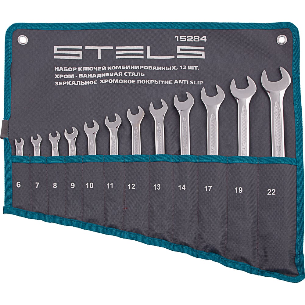 Набор комбинированных ключей STELS салфетки бумажные однослойные яркого дня рождения 24 × 24 см в наборе 20 шт