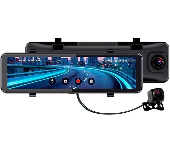 Изображение товара Видеорегистратор-зеркало TrendVision CarPlay Mirror TVCPM