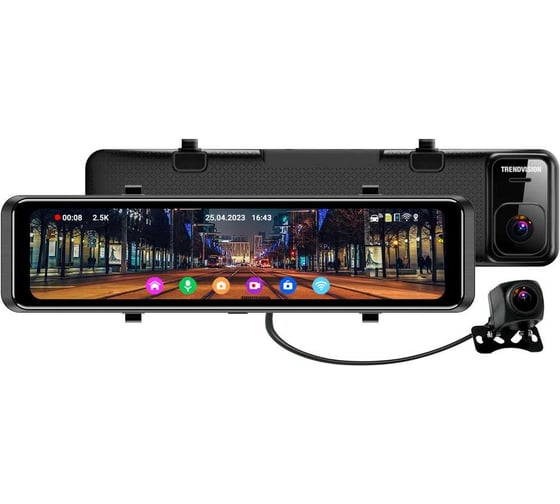 Изображение товара Видеорегистратор-зеркало TrendVision MR-1100 (AI Smart Assist) TVMR1100