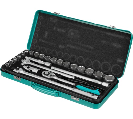 Изображение товара Набор шоферский с квадратом 1/2", 24 предм STELS 13578