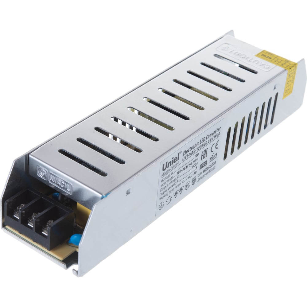 Блоки питания и драйверы  Все инструменты Блок питания Uniel UET-VAS-120B20 UL-00002431