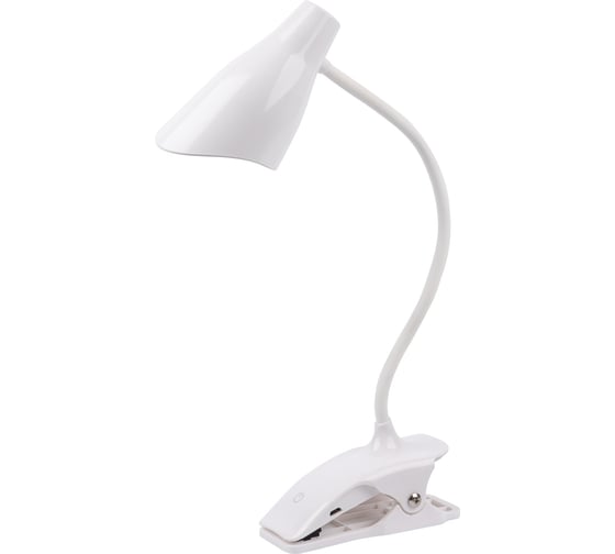 Изображение товара Настольный Светильник «прищепка» Uniel TLD-560 White/LED/280Lm/5000K/Dimmer, 3W. UL-00004143