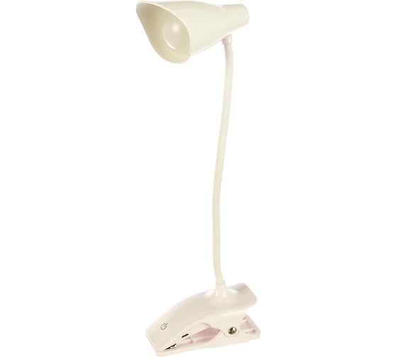 Изображение товара Настольный Светильник «прищепка» Uniel TLD-560 White/LED/280Lm/5000K/Dimmer, 3W. UL-00004143