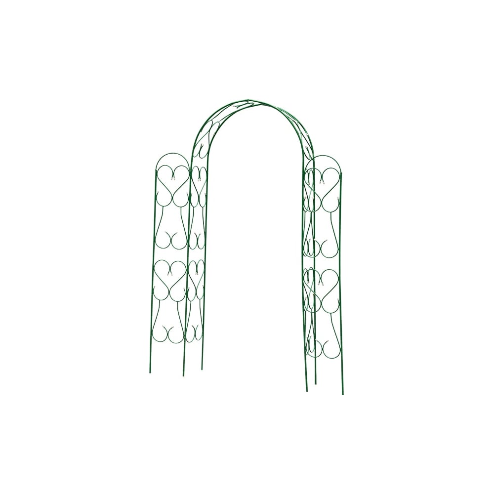 Угловая разборная декоративная арка Grinda, цвет зеленый