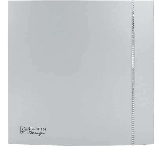 Изображение товара Вентилятор Soler&Palau SILENT-100 CZ SILVER SWAROVSKI DESIGN