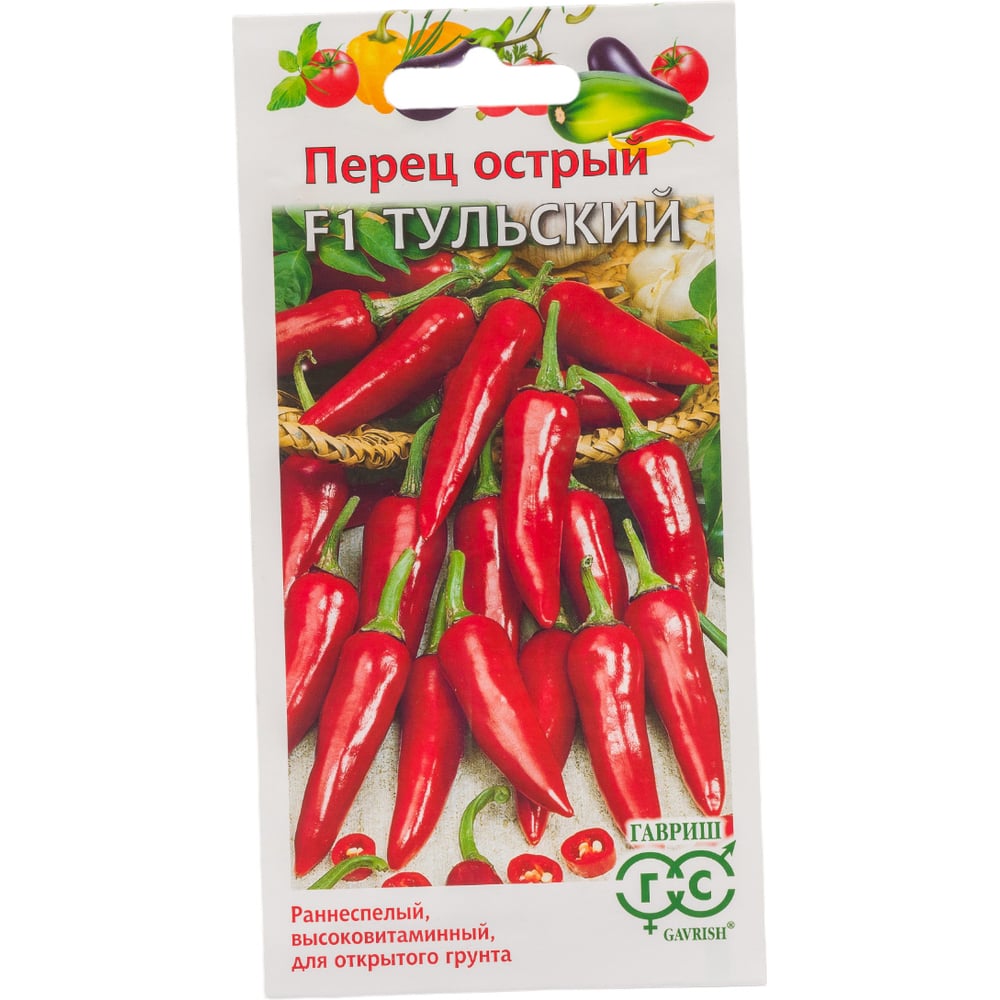 Семена ГАВРИШ Перец Острый Тульский 0.1 г 1071858176
