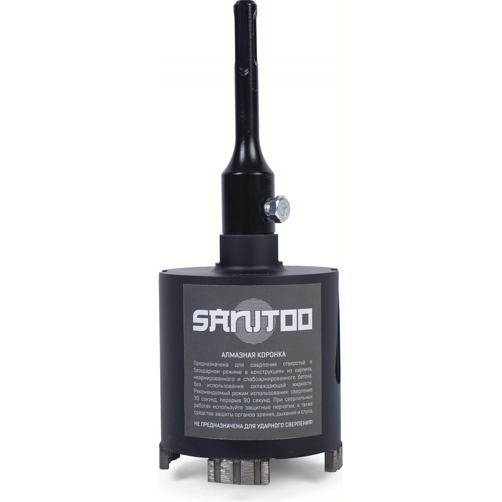 Изображение товара Коронка с алмазными сегментами PRO 75 мм Sanitoo для бетона и камня