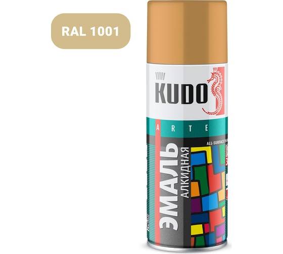 Изображение товара Эмаль универсальная KUDO rремовая 0.52 л KU-10091