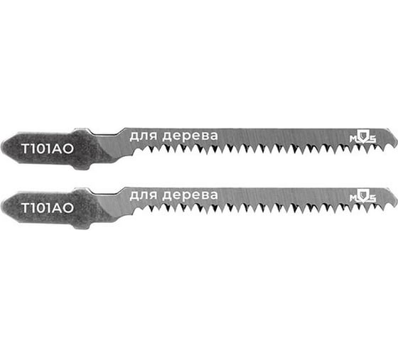 Изображение товара Пилки по дереву Т101AO, HCS, 82 мм, 2 шт для лобзика MOS 40801М