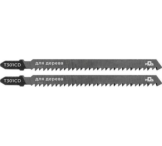 Изображение товара Пилка по дереву T301CD, HCS, 116 мм, 2 шт для лобзика MOS 40827М
