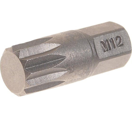 Изображение товара Вставка 3/8", SPLINE M12, 30 мм ROCKFORCE RF-1783012(1307)