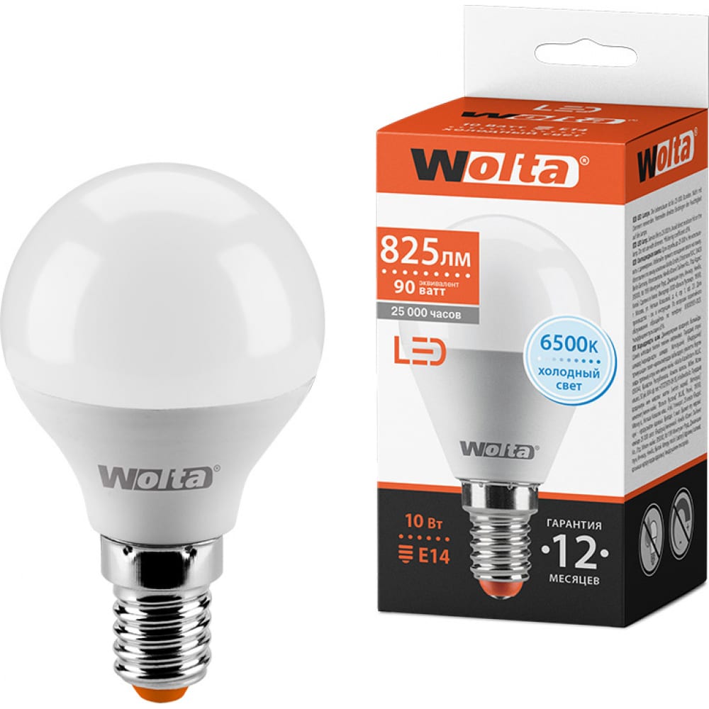 фото Лампа wolta led 25w45gl10e14