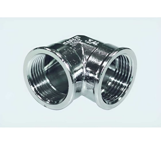 Изображение товара Угольник Tiemme 1/2" ВВ (хром) 1500349 / 1560C000404