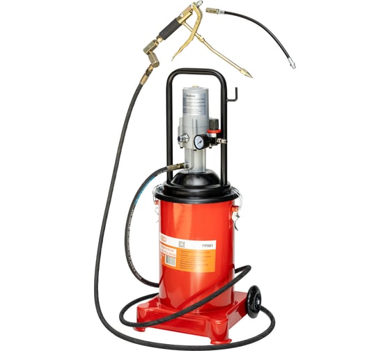 Изображение товара Нагнетатель смазки с пневматическим насосом 5:1 и емкостью 12 л SIPL PP001