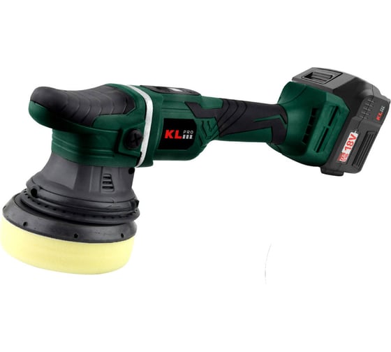 Изображение товара Полировальная бесщеточная машина KLPRO 125 мм, 18 В/5.0 Ач KLPS18B-50