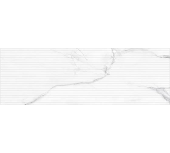 Изображение товара Настенная плитка Gracia Ceramica Marble matt white матовый белый 02, 30x90 см, 1.35 кв.м, 5 шт. СК000039063