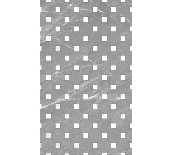 Изображение товара Настенная плитка Gracia Ceramica Elegance grey серый 04 v2, 30x50 см, 1.2 кв.м, 8 шт. СК000028902