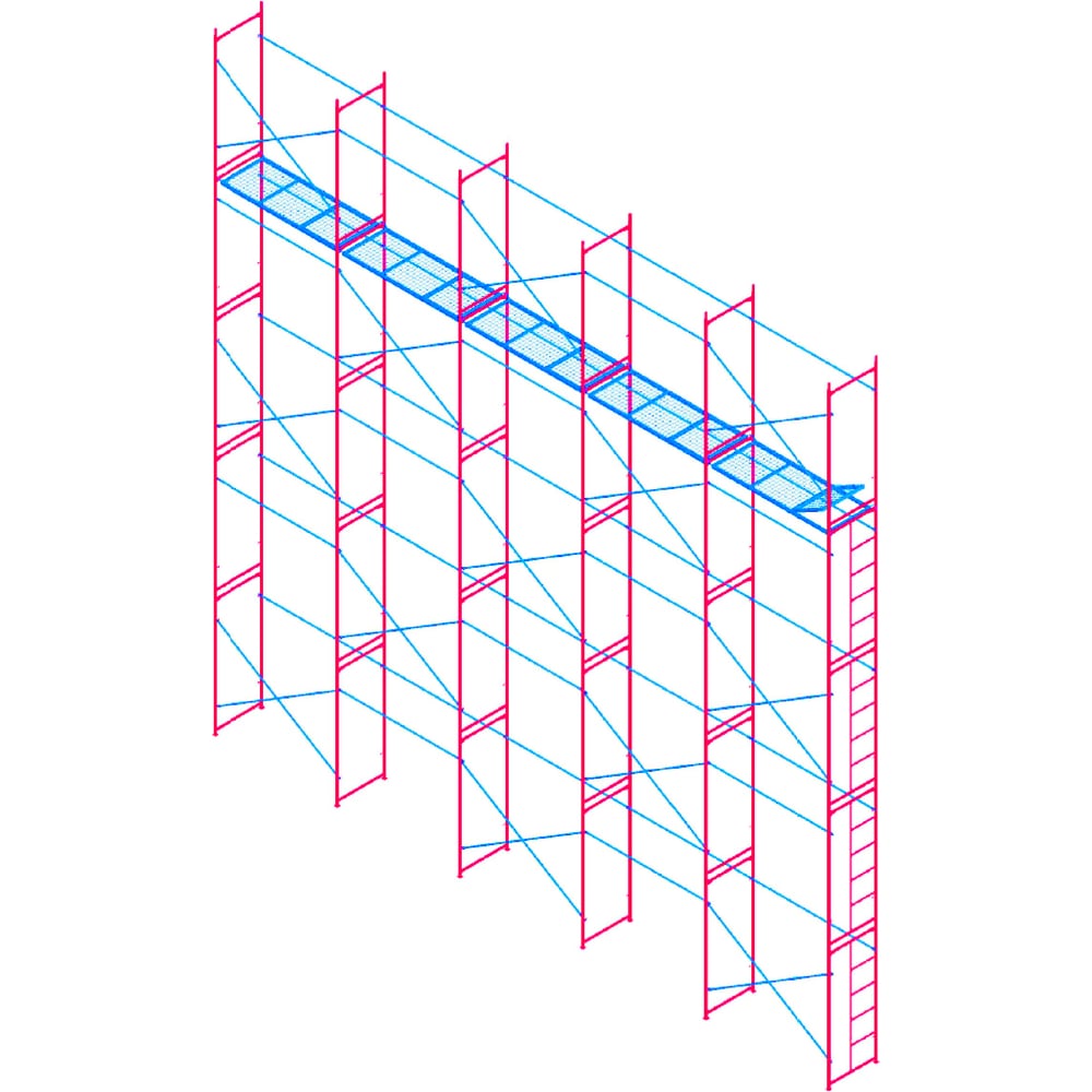 Комплект рамных лесов МЕГА М 10х10 785