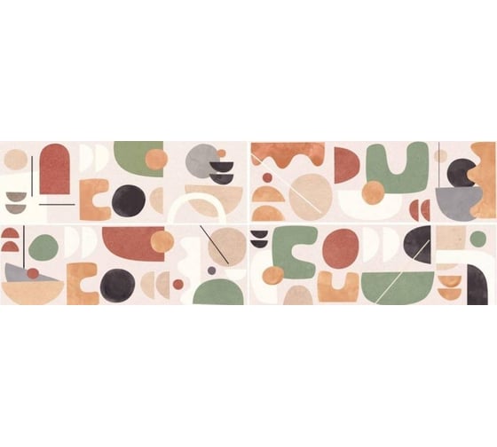 Изображение товара Настенная плитка Gracia Ceramica Wabi-Sabi multi многоцветный 01, 30x90 см, 1.35 кв.м, 5 шт. СК000039054