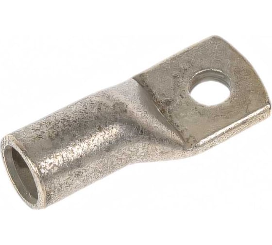 Изображение товара Наконечник трубчатый медный лужёный ТМЛ (ЮМП) ТМЛ-R-35-6 R-типа 35мм2 под болт М6 elcТМЛ-R-35-6-ЮМП упак.25 шт