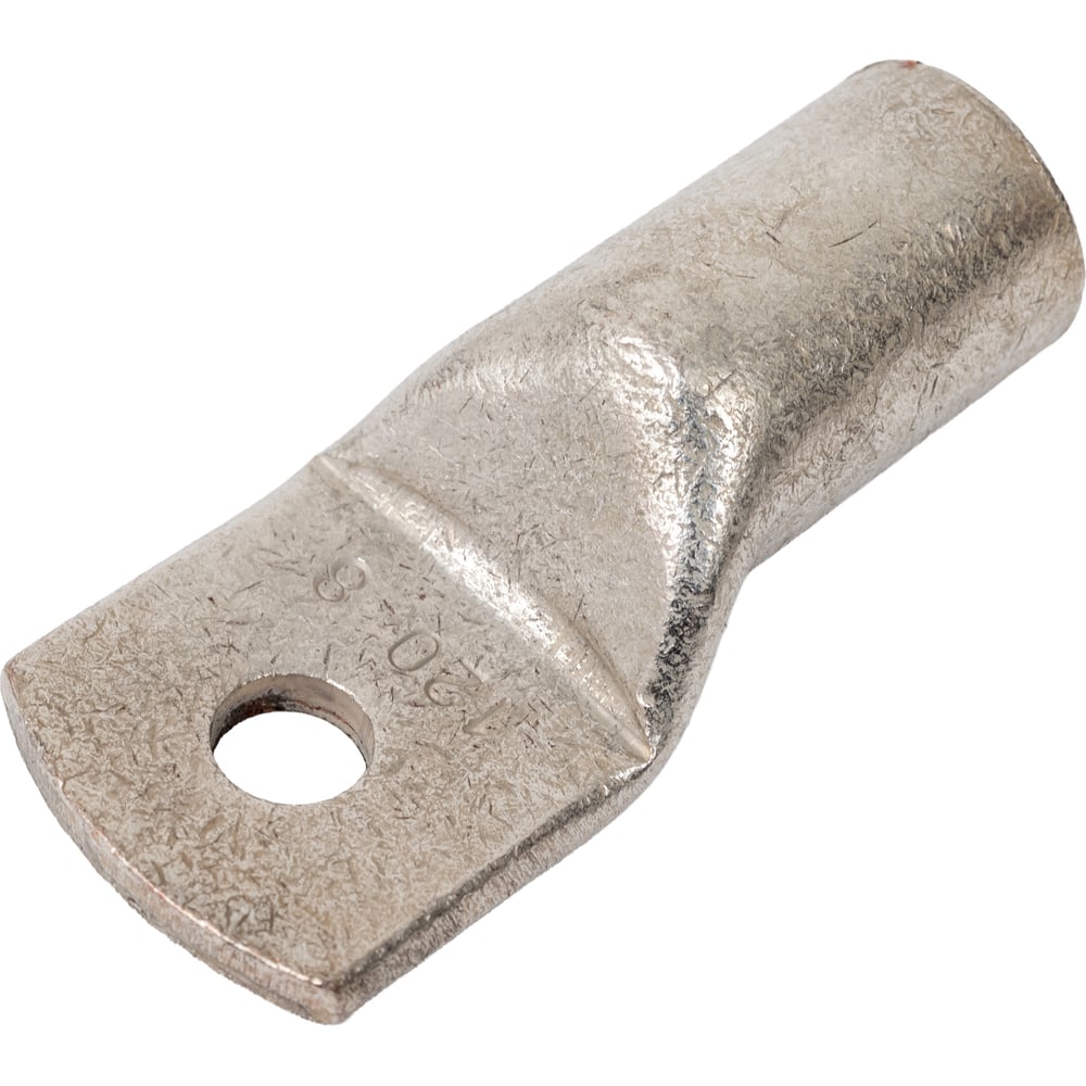 Изображение товара Трубчатый медный луженый наконечник ТМЛ-R-120-8 с болтом М8 для кабелей 120 мм²