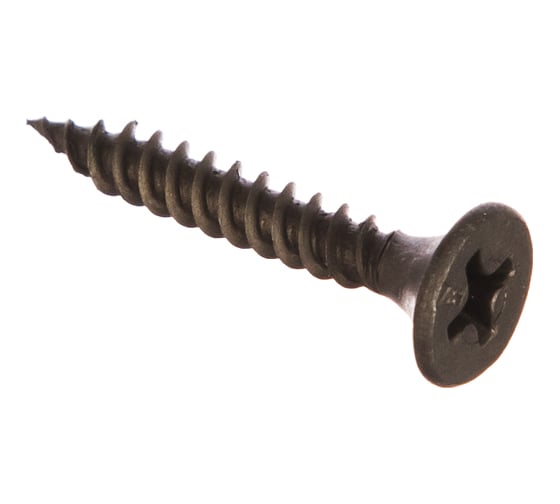 Изображение товара Саморез Саморезик 3.5х25 гипсокартон/металл, частый шаг резьбы, оксид. 1000шт SW/GM-3.5х25-1000