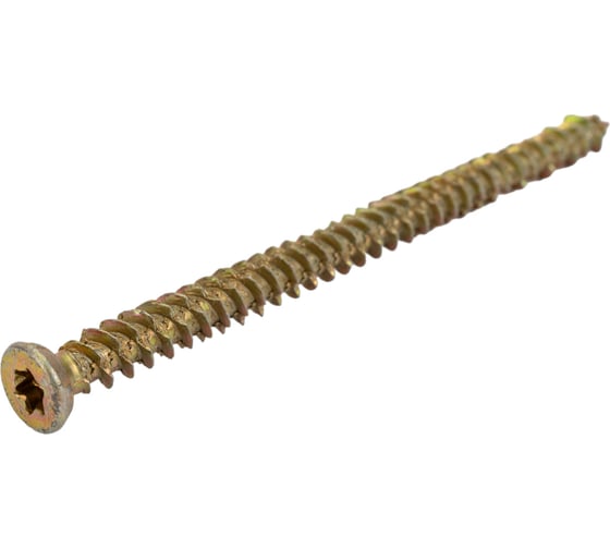 Изображение товара Оконные саморезы по бетону Саморезик 7.5х112 для окон рам, желтый цинк 50шт OSB-7.5х112-50