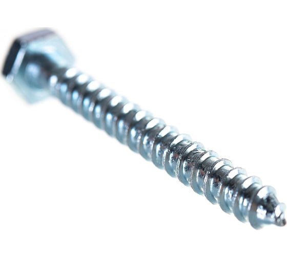 Изображение товара Шуруп Саморезик 6х50 шестигр, оцинк. DIN 571 170шт DIN571-6/50-170