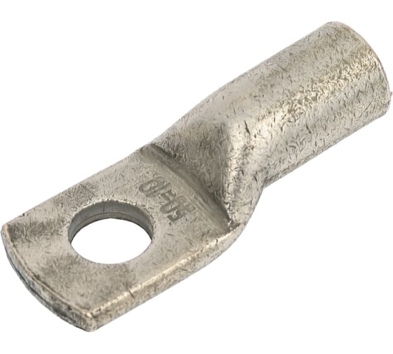 Изображение товара Трубчатый наконечник ТМЛ (ЮМП) ТМЛ-R-50-10 медный луженый R-типа 50мм2 под болт М10 elcТМЛ-R-50-10-ЮМП