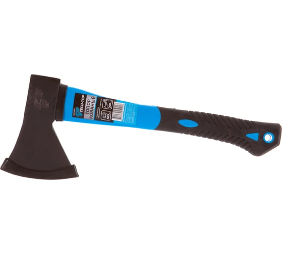 Изображение товара Кованый топор, пластиковая обрезиненная ручка TECH-TOP 600 Г 1/6/24 122-0600 135660
