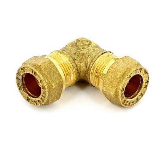 Изображение товара Угловое соединение Tiemme 8х8 (обжим) 1100120 / 1103G080800