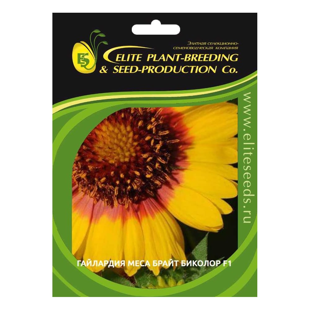 Семена ELITE PLANT-BREEDING &amp; SEED PRODUCTION Co. Гайлардия меса брайт биколор f1 50 шт эс мини 1070016633