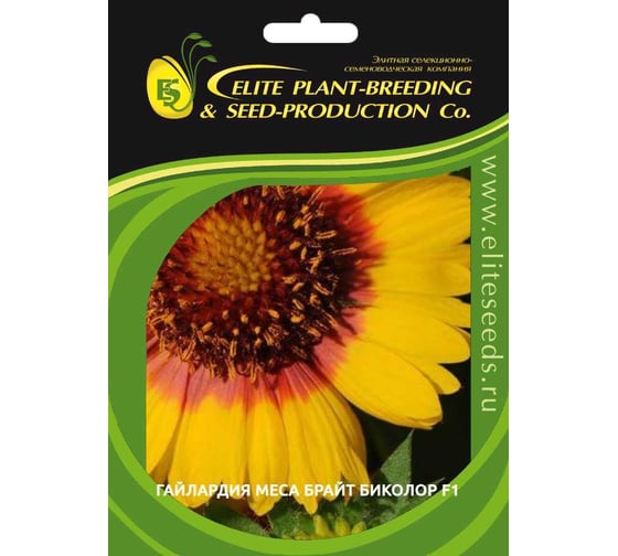 Изображение товара Семена ELITE PLANT-BREEDING & SEED PRODUCTION Co. Гайлардия меса брайт биколор f1 50 шт эс мини 1070016633