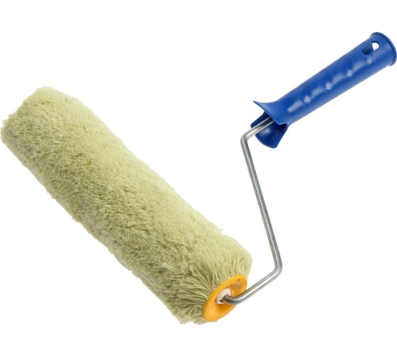 Изображение товара Валик ТУНДРА полиакрил, 240 мм, рукоятка d=6 мм, D=42 мм, ворс 18 мм 2419730