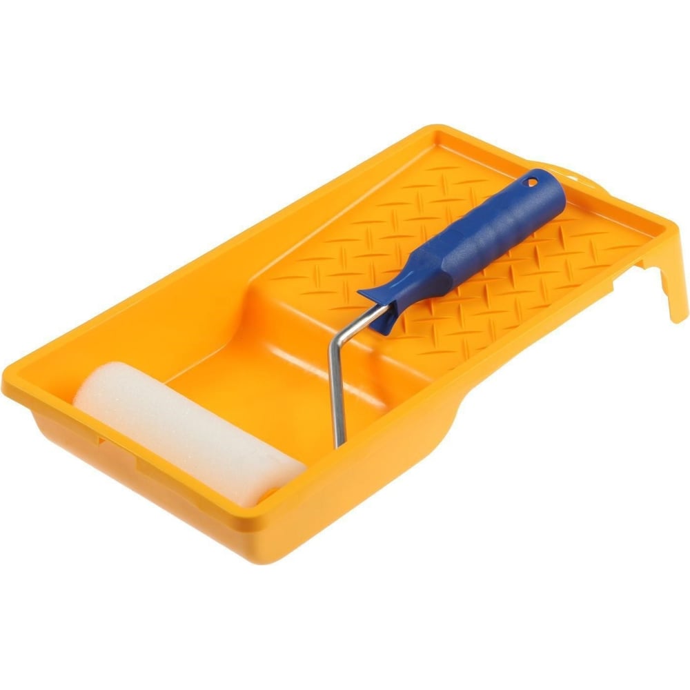 Изображение товара Набор ТУНДРА для водных красок валик поролон 100 мм ванночка 150x300 мм