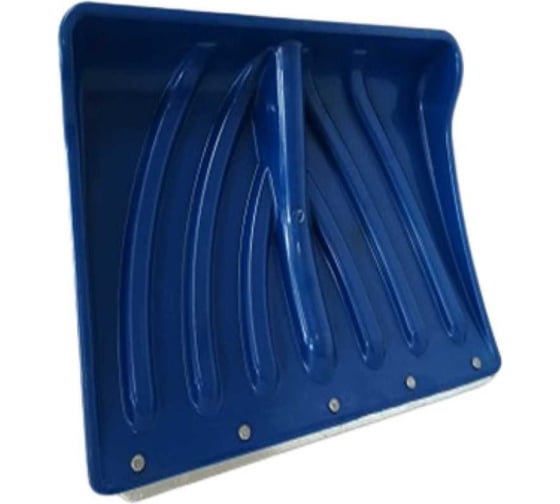 Изображение товара Лопата пластиковая ООО Агростройлидер "крепыш" 460x335мм цветная с оцинкованной планкой на заклепках с деревянным черенком и v-ручкой в сборе СНЕГ-01.38.21