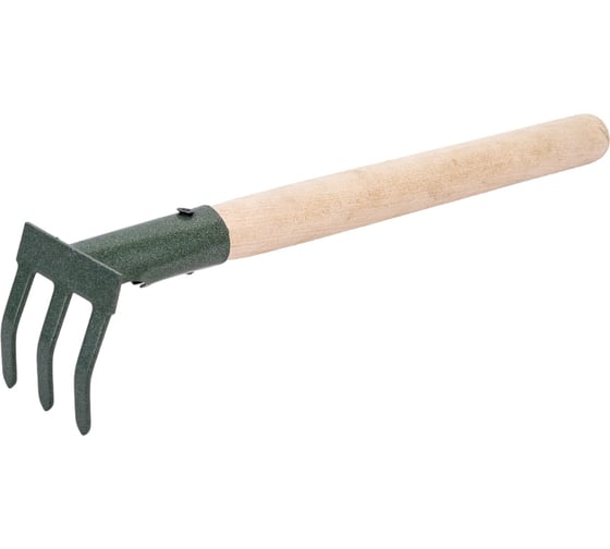 Изображение товара Прямые 3-х зубые грабли с черенком Gigant GP03