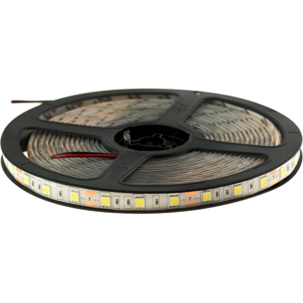 фото Светодиодная лента urm 5050-60led-12v-14,4w, 10-12lm-6500k-ip65-10mm в10098