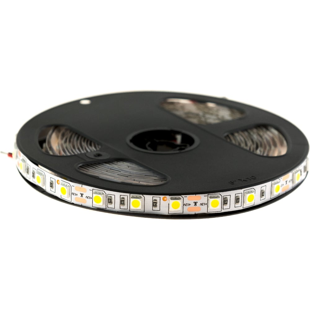 фото Светодиодная лента urm 5050-60led-12v-14,4w, 18-20lm-4000k-ip22-10mm в10214