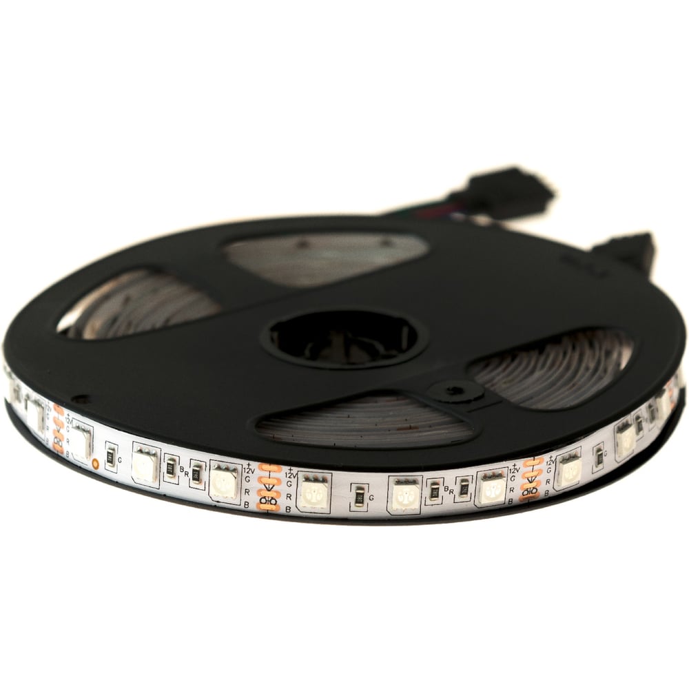 фото Светодиодная лента urm 5050-60led-12v-14,4w, 18-20lm-rgb-ip22-10mm в10113