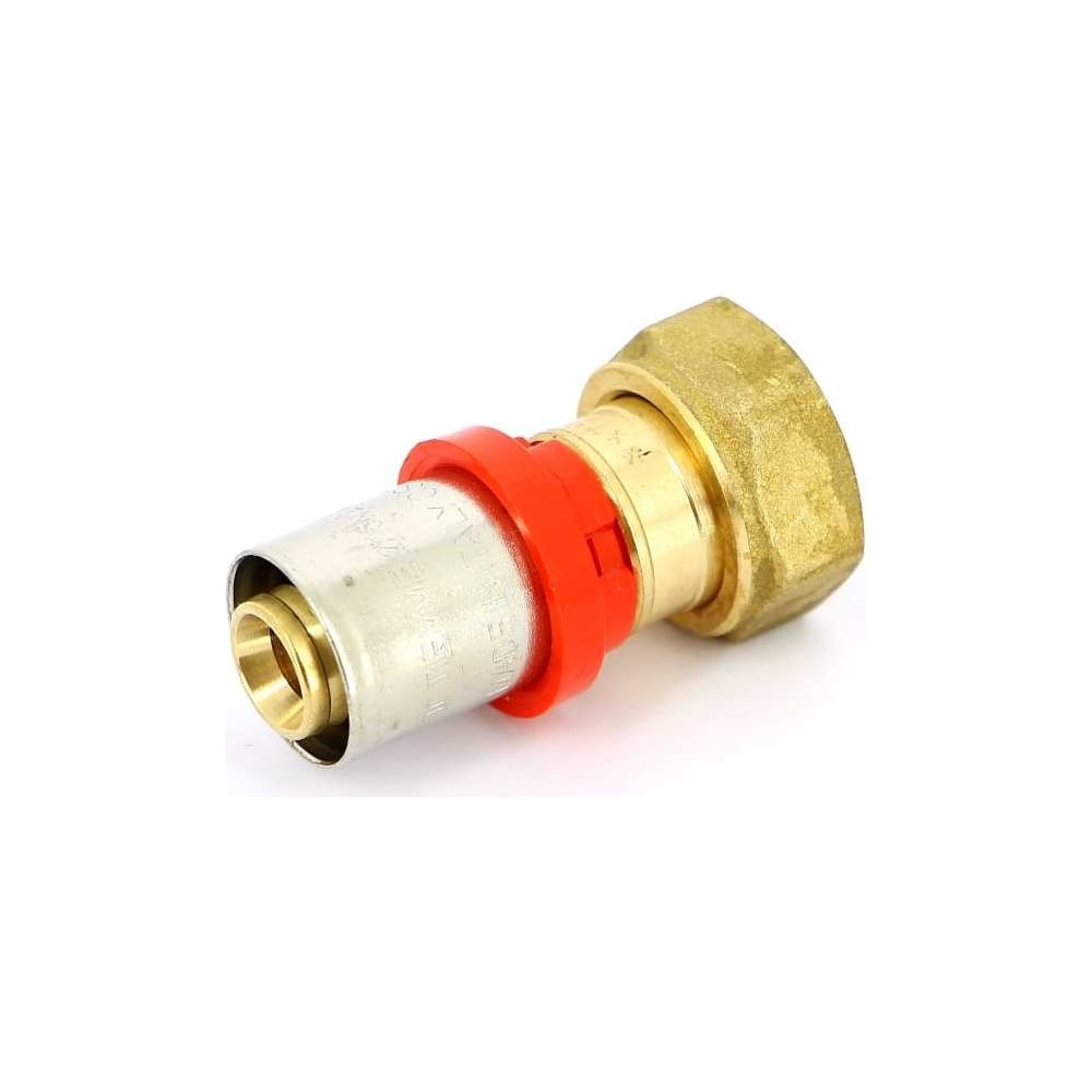 Изображение товара Прямое соединение Tiemme 26х1 с накидной гайкой для труб латунь