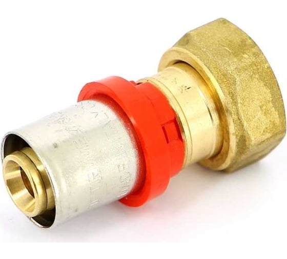 Изображение товара Прямое соединение Tiemme 26х1" с накидной гайкой (пресс) 1650071 / 1665G002606CZ