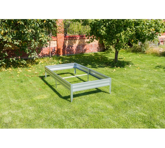 Изображение товара Оцинкованная грядка ВОЛЯ премиум 2x0,5м Грядка21