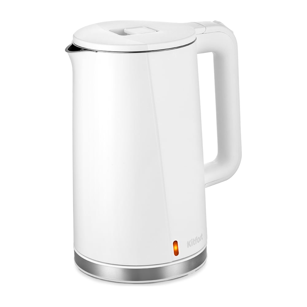 Изображение товара Чайник KITFORT КТ-6612-2 белый 2200 Вт объем 1.7 л с вращением