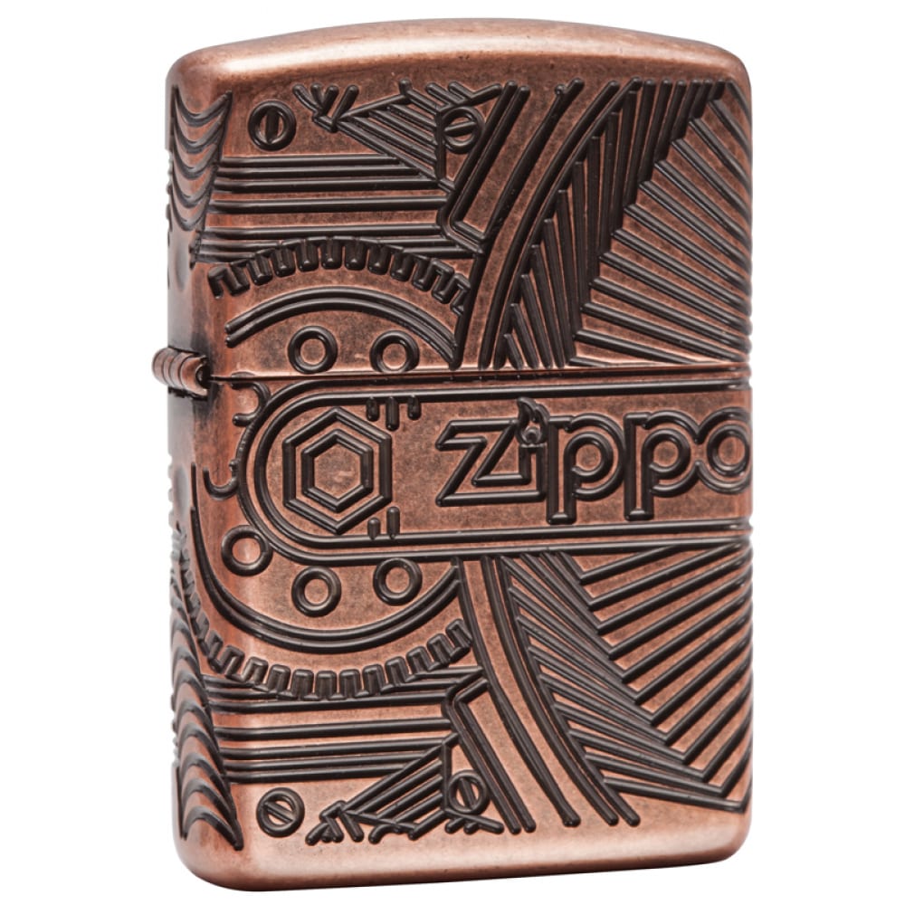 фото Зажигалка zippo armor с покрытием antique copper 29523