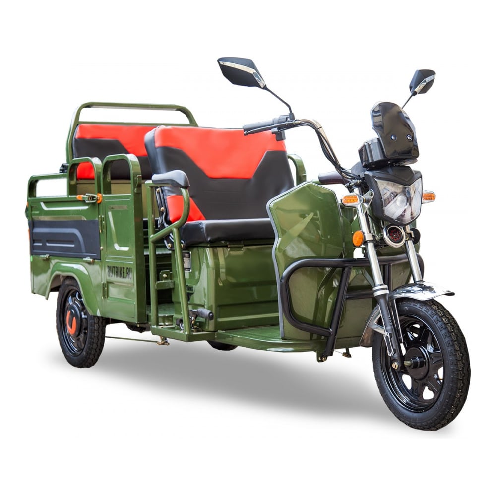 фото Трицикл rutrike вояж-п 1200 трансформер 60v900w, зеленый 021344-1963