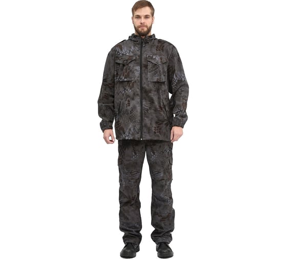 Изображение товара Костюм URSUS ТУРИСТ 2 КОС668-ПИТОН ЧЕРНЫЙ; 48-50, 182-188