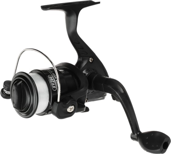 Изображение товара Катушка AZOR FISHING  SY 200, передний фрикцион, 1 п.п, металл, пластик, с леской 0.25 мм 142-039