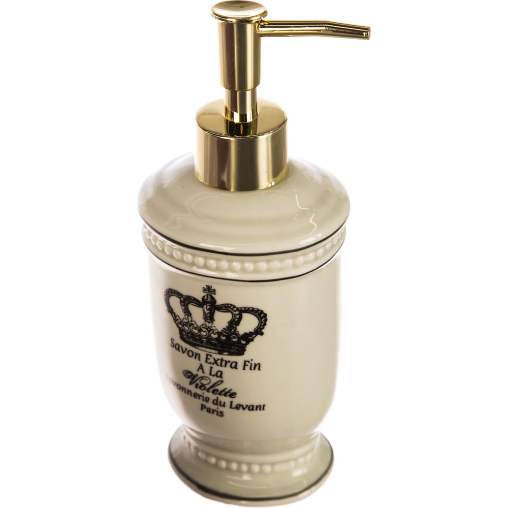 Дозатор жидкого мыла VANSTORE сувенир керамика два филина на коряге золото 15х4 5х13 3 см
