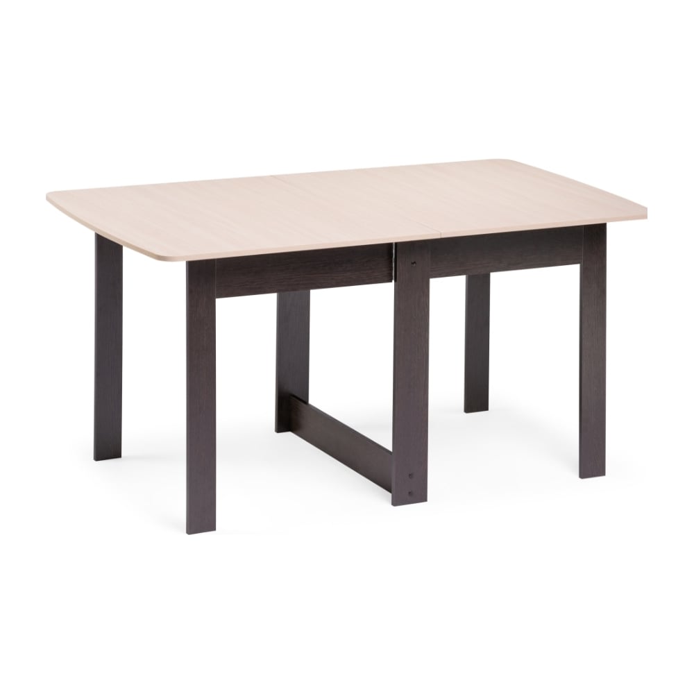 Изображение товара Деревянный стол Woodville стк4 венге / дуб молочный 870х145х780 мм